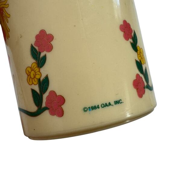 Vintage CABBAGE PATCH KIDS Doll Tea Set Plastic Pitcher 1984 Ivory Green Pink - Picture 5 of 9